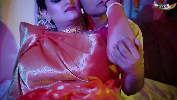 Screenshot Of First Wedding Night Bhargavi 2023 HIndi GoddesMahi Short Film