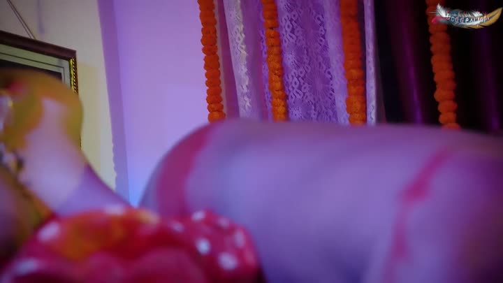 Screenshot Of First Wedding Night Bhargavi 2023 HIndi GoddesMahi Short Film